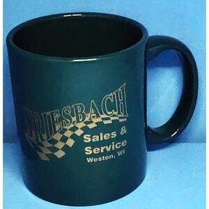 Griesbach Sales & Service Weston WI Ceramic Promotional Cup Mug Dark Green